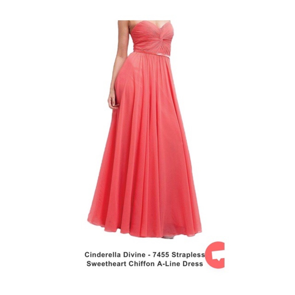 Bridesmaids Coral dress